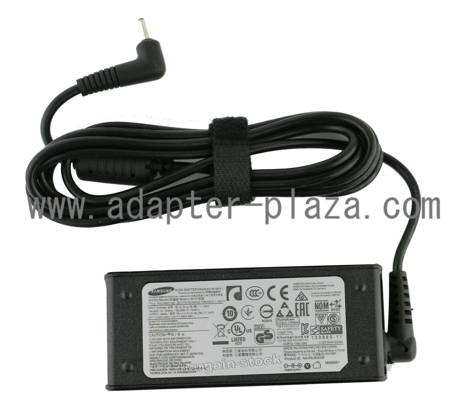 New ZF120A-120220 AC Adapter FOR Samsung chromebook XE501C13-K01US AC Adapter 2.5*0.7mm Barrel Tip